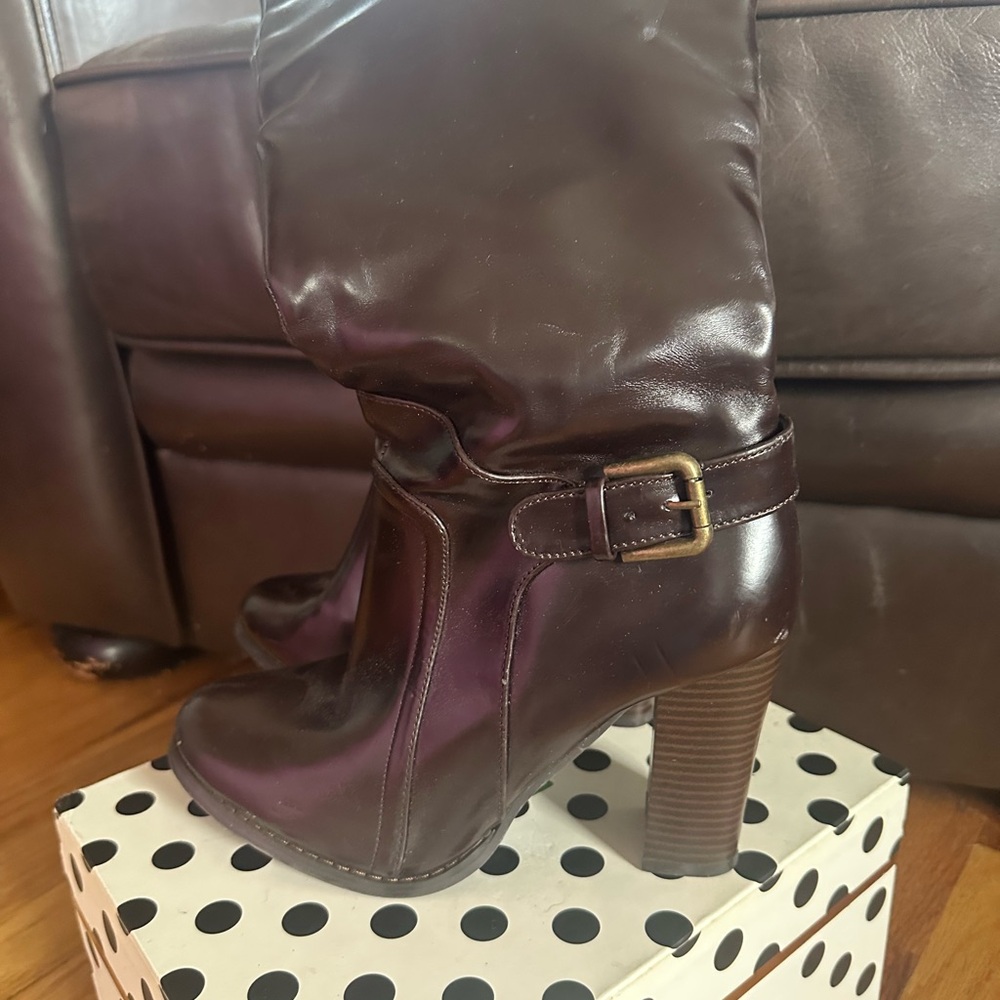 Women's Brown Leather Boots